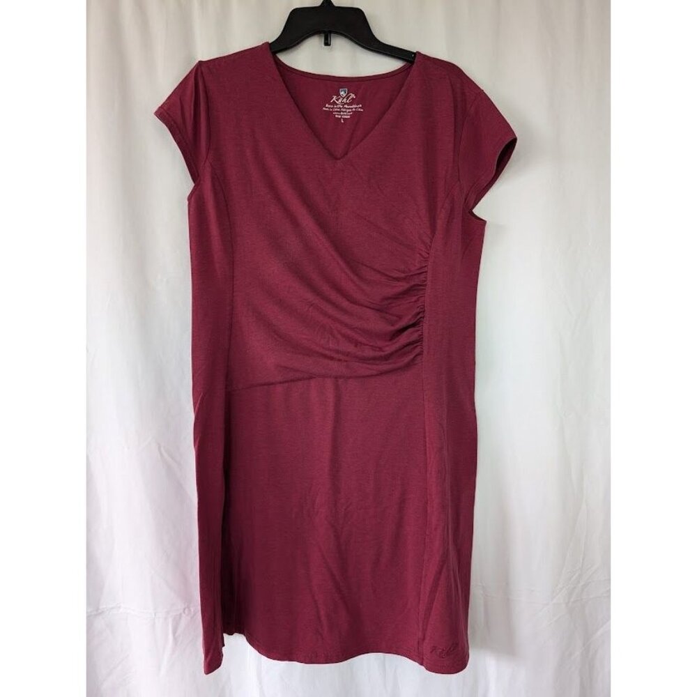 Kuhl Dress Womens Size Large‎ Coolmax Varona Ruched Casual Hiking Outdoor Summer